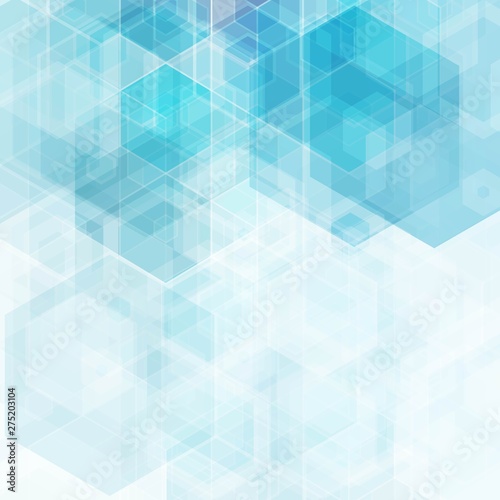Abstract Hexagonal Background. Vector. Template design for science or technology presentation. eps 10