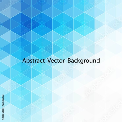 Vector Abstract blue hexagons background. eps 10 layout for advertising