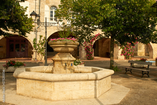 Fontaine fleurit du village