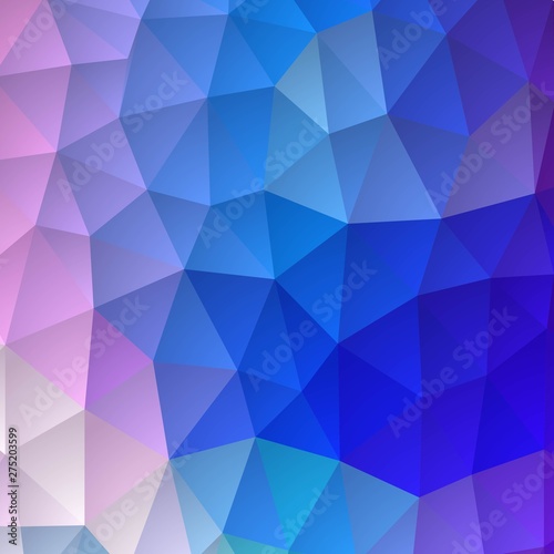 Fototapeta Naklejka Na Ścianę i Meble -  Bright triangular background. Template for presemaket for advertising. blue-violet. eps 10 - Vektorgrafik