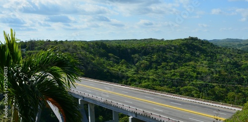 the bridge on the antlantichesky coast of Cuba