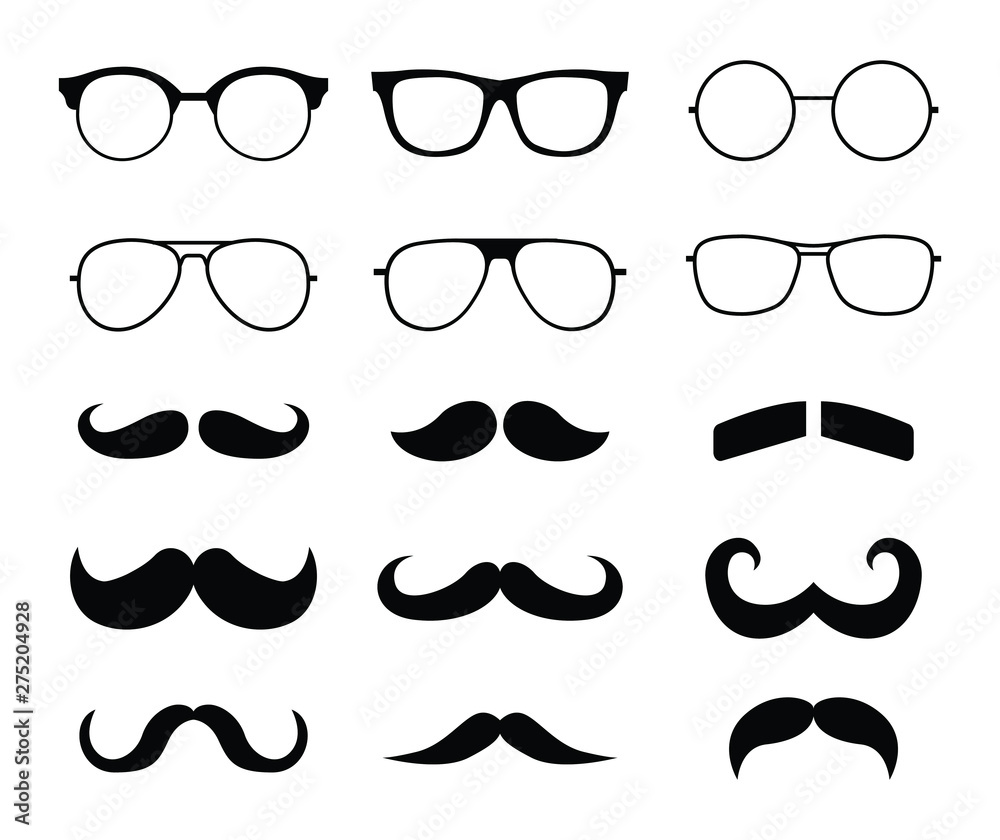 Glasses and Mustache Men Facial Set Glasses and Mustache Men Facial Set