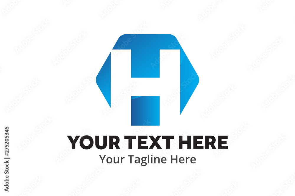 alphabetical h letter logo creative design in flat style with color alphabetical h letter logo creative design in flat style with color