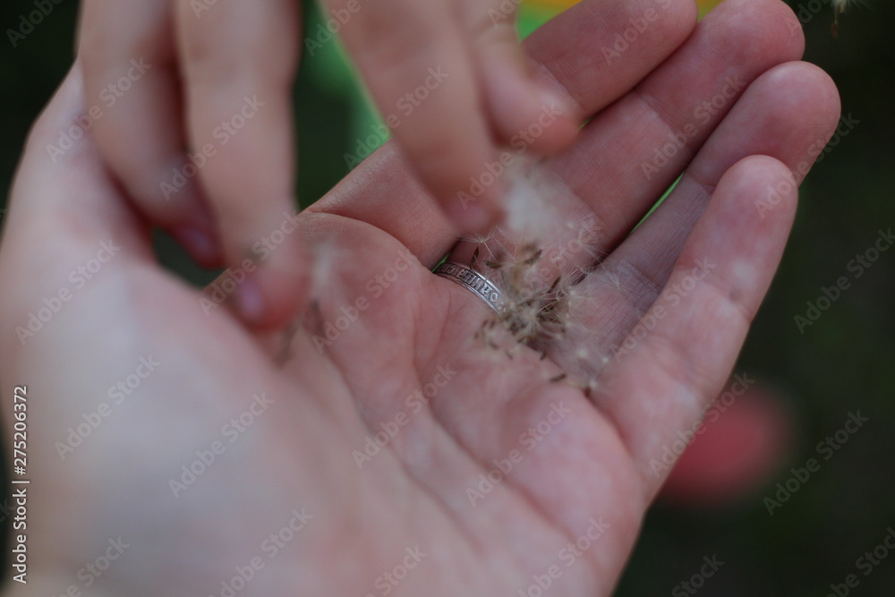 hands of child