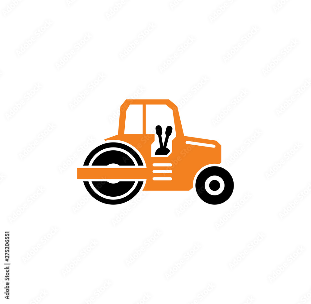 Fototapeta premium Heavy vehicle related icon on background for graphic and web design. Simple illustration. Internet concept symbol for website button or mobile app.