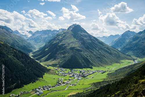 Blick über Galtür