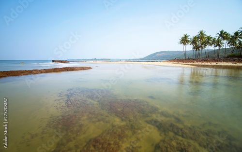 Backwaters at Bhogwe Beach, Sindhudurga, Maharashtra, India