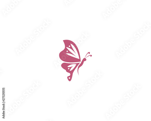 Butterfly creative conceptual colorful design Vector illustration