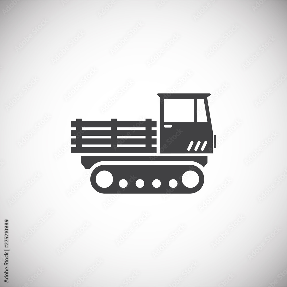Heavy vehicle related icon on background for graphic and web design. Simple illustration. Internet concept symbol for website button or mobile app. Heavy vehicle related icon on background for graphic and web design. Simple illustration. Internet concept symbol for website button or mobile app.