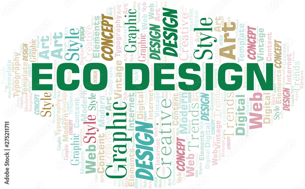 Eco Design word cloud. Wordcloud made with text only. Eco Design word cloud. Wordcloud made with text only.