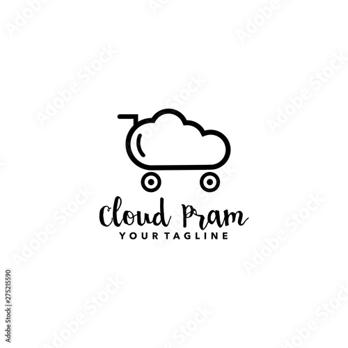 cloud pram logo design