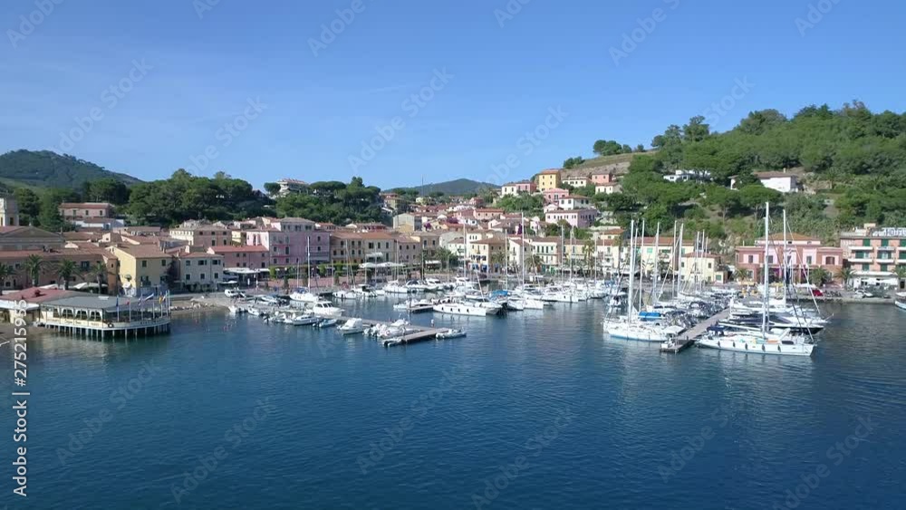 Elba Island, famous village of Porto Azzurro. Holidays in Tuscany, Italy Elba Island, famous village of Porto Azzurro. Holidays in Tuscany, Italy