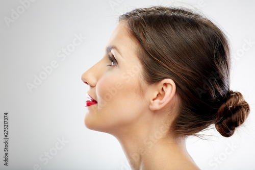 Face beauty woman isolated portrait