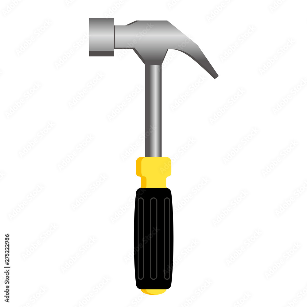 工具のイラスト ネイルハンマー トンカチ 道具のイラスト ベクターデータ Stock ベクター Adobe Stock