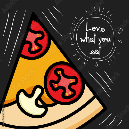 fresh italian pizza delicious icon