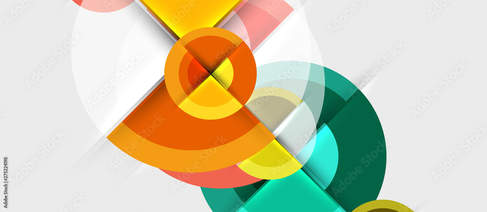 Circular geometrical design template Circular geometrical design template