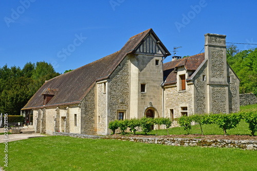 Villarceaux, France - may 15 2019 : historical castle photo