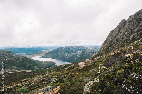 lake of Cradle Mountain hiking Tasmania Australia