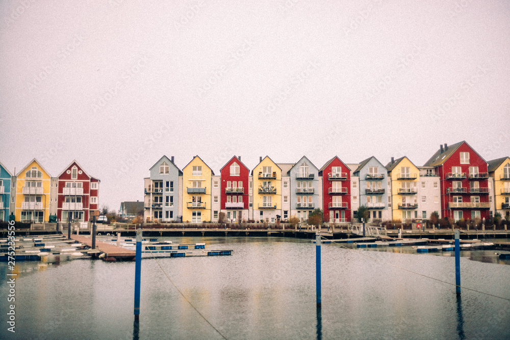 Obraz premium Greifswald im Herbst und Winter