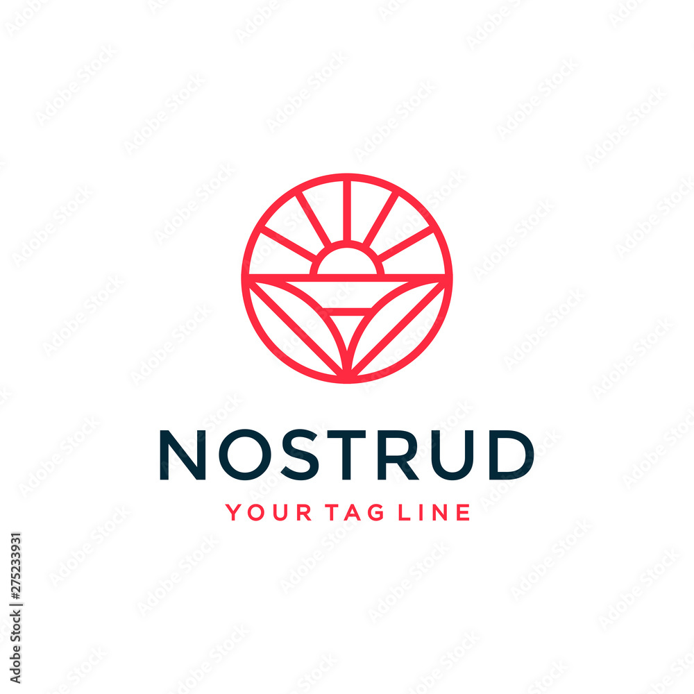 Agriculture logo design concept. Agriculture logo design concept.