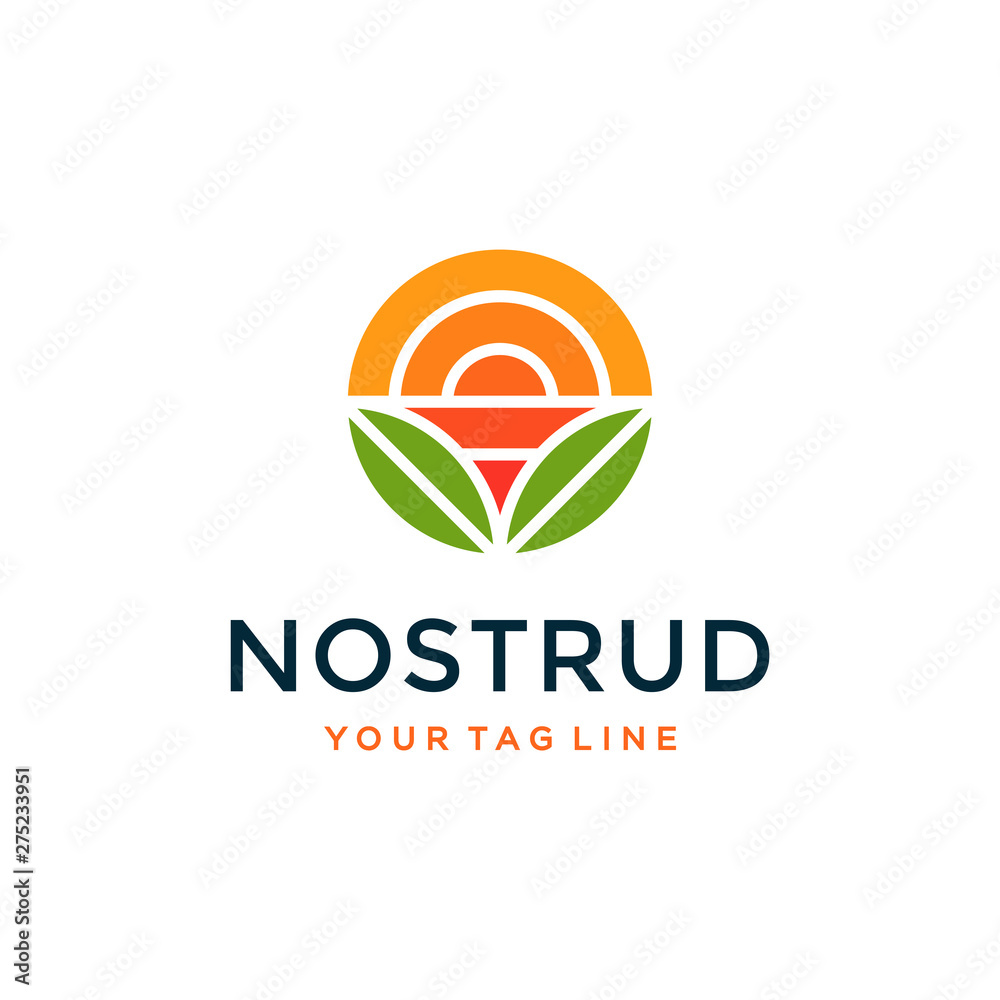 Agriculture logo design concept. Agriculture logo design concept.