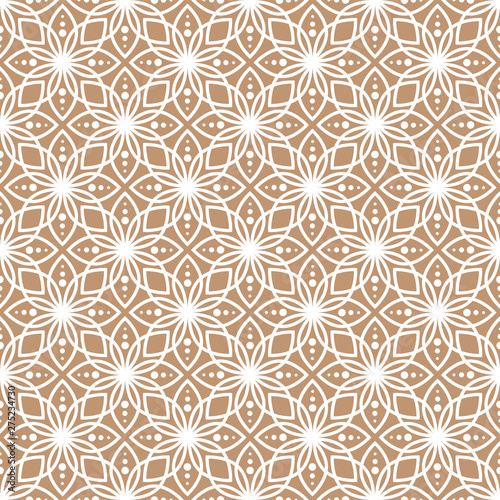 Abstract geometric pattern with lace texture. Oriental style design background texture
