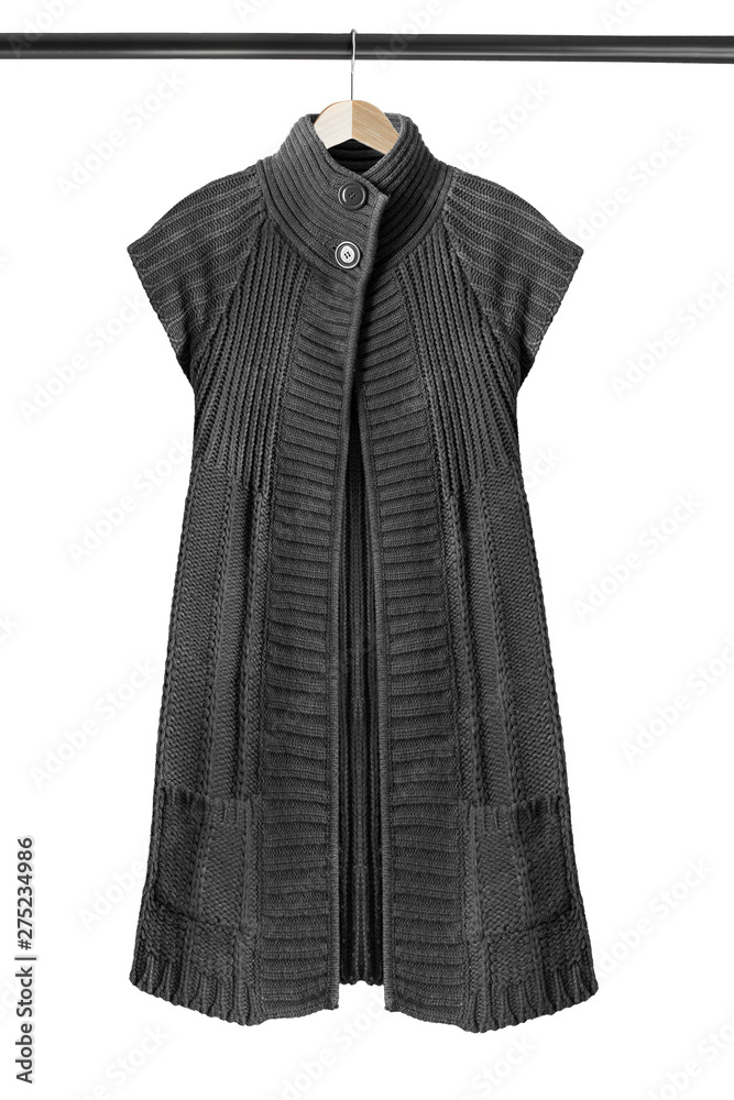 Jacket on hanger isolated Jacket on hanger isolated