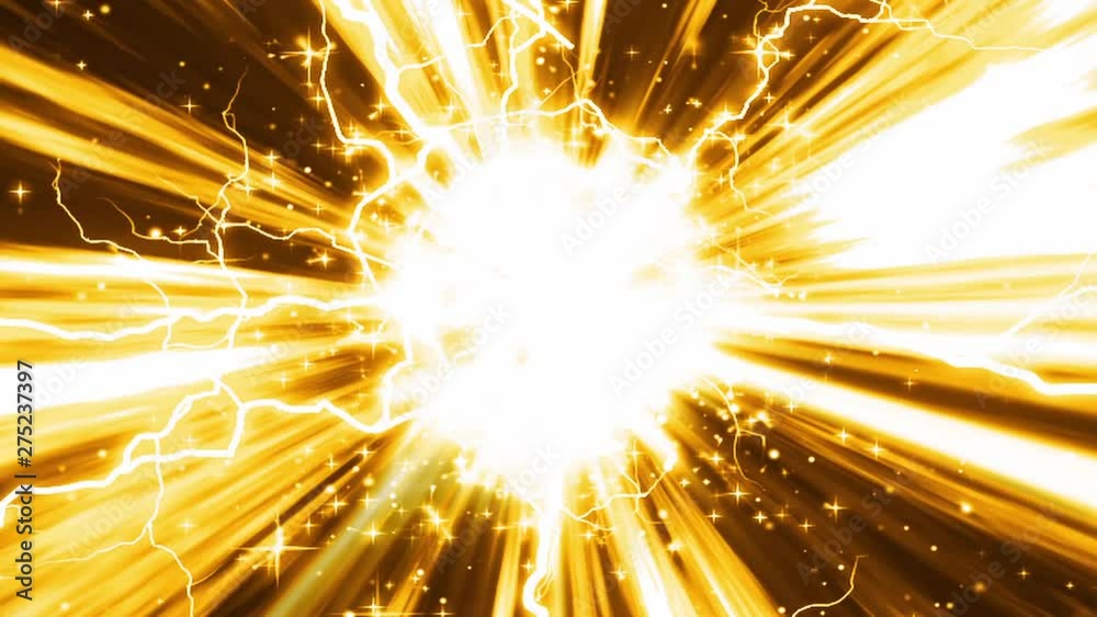 gold light tunnel background animation