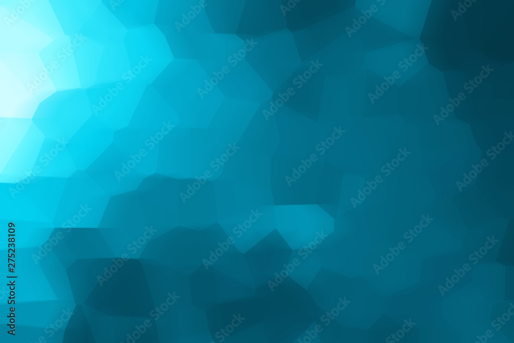Fototapeta premium blue abstract mosaic background / spring business background, design lines broken wallpaper, blue gradient light