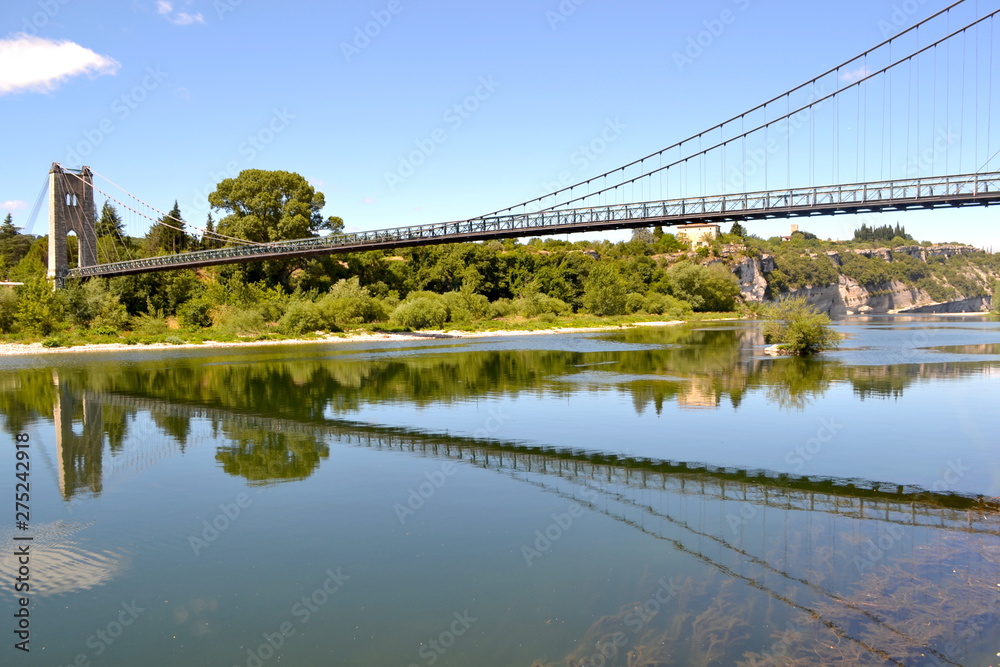 Suspension Bridge Saint-Martin-d'Ardèche Suspension Bridge Saint-Martin-d'Ardèche