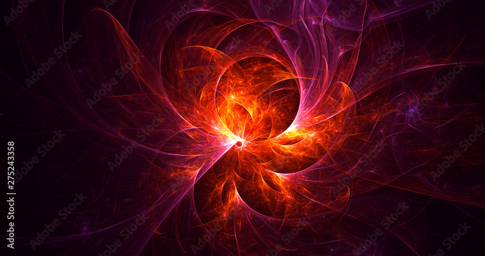 3D rendering abstract round light background 3D rendering abstract round light background