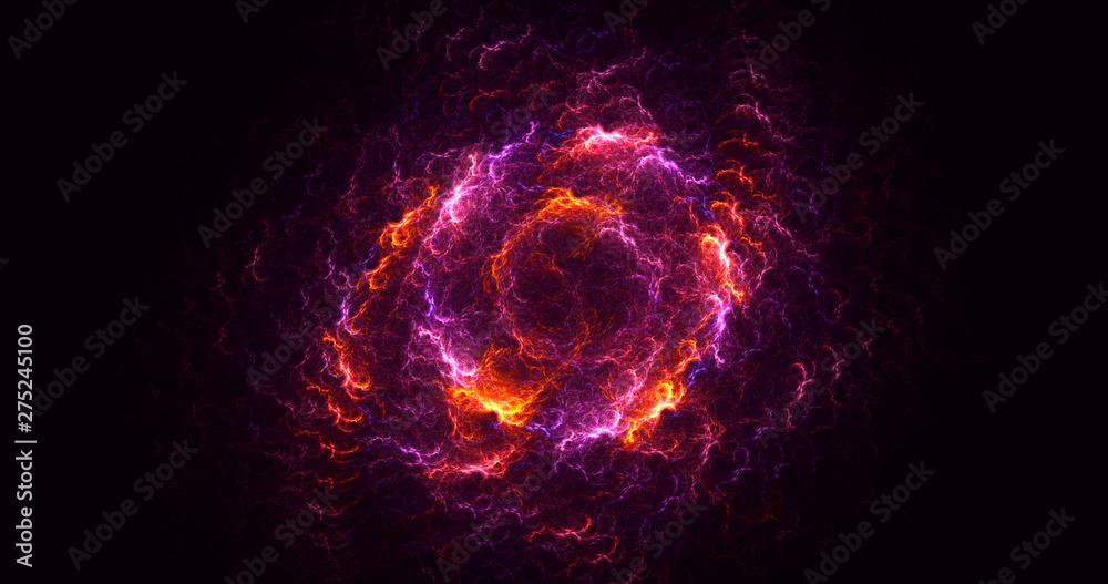 3D rendering abstract round light background 3D rendering abstract round light background
