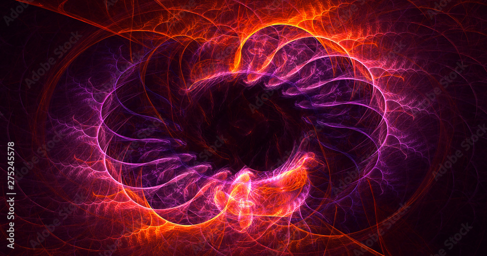 3D rendering abstract round light background 3D rendering abstract round light background