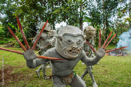 Papua New Guinea Asaro Mud Men Goroka photo