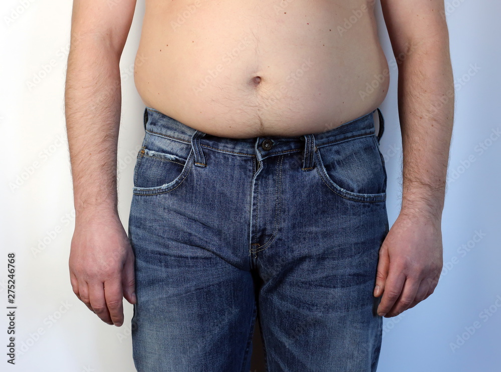 Naklejka premium man in jeans