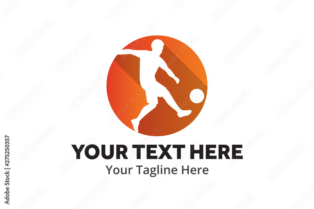 football unique simple logo creative design in flat style with color . soccer creative simple logo creative design in flat style with color football unique simple logo creative design in flat style with color . soccer creative simple logo creative design in flat style with color