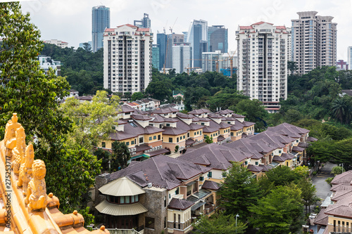 Photography Kuala Lumpur seen from the Thean Hou Temple in Kuala Lumpur during Chinees New Y