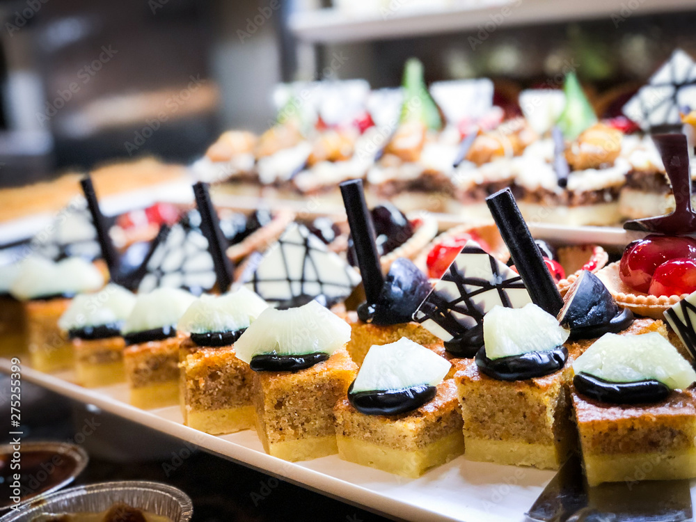 mix of home made sweets - mini cakes mix of home made sweets - mini cakes
