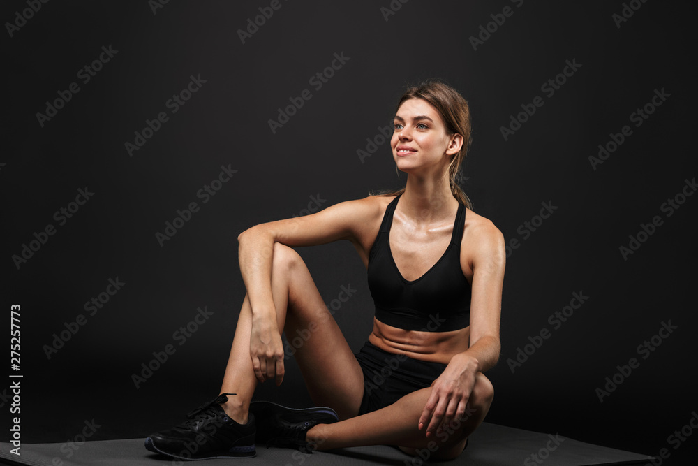 Attractive young healthy fitness woman Attractive young healthy fitness woman