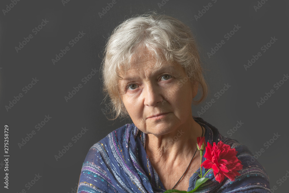 Portrait of a senior lady