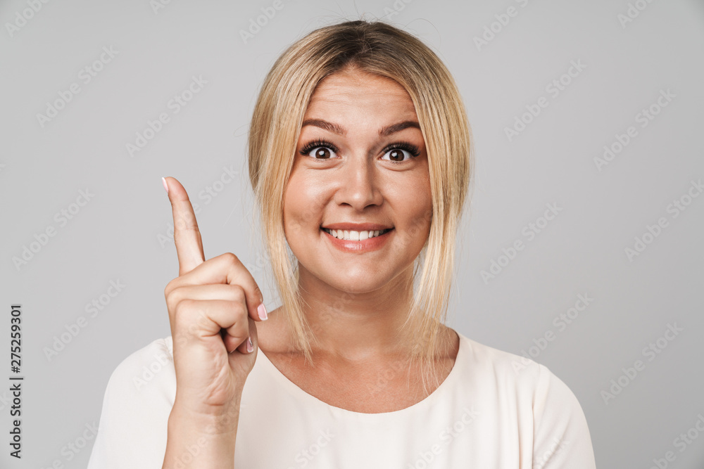 Portrait of an attractive casual woman standing Portrait of an attractive casual woman standing