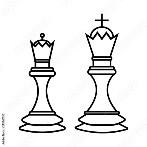 White Chess King Piece - Vectorjunky - Free Vectors, Icons, Logos and More