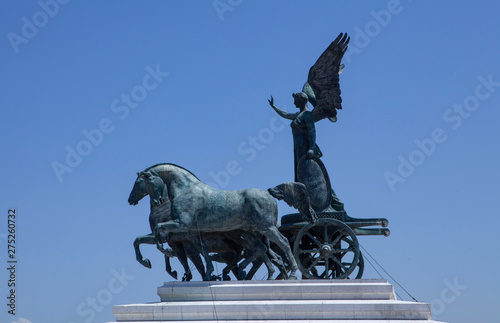 Rome Italy. Roman culture. Plaza Venezia. Vittoriano