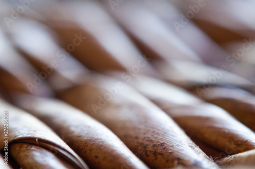 Carefully woven reeds & textures.