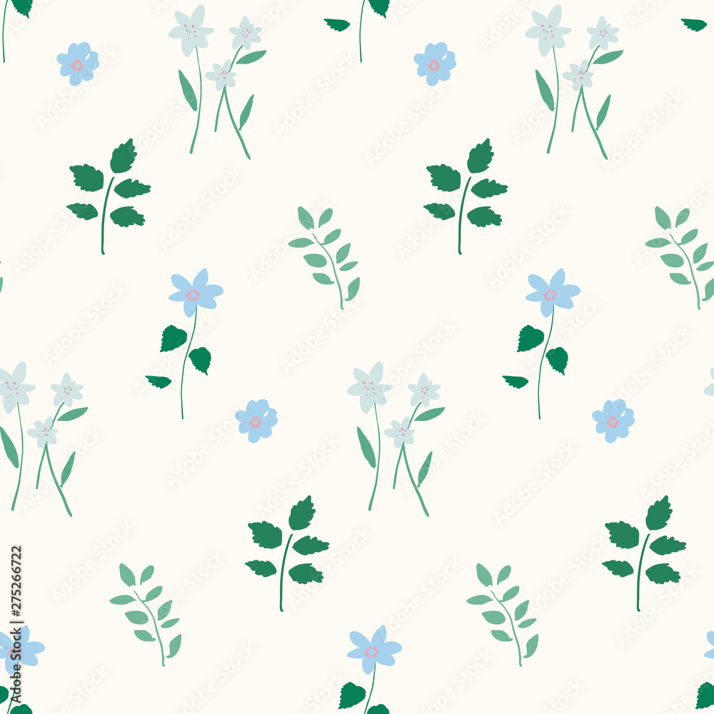 Meadow flowers seamless pattern Meadow flowers seamless pattern