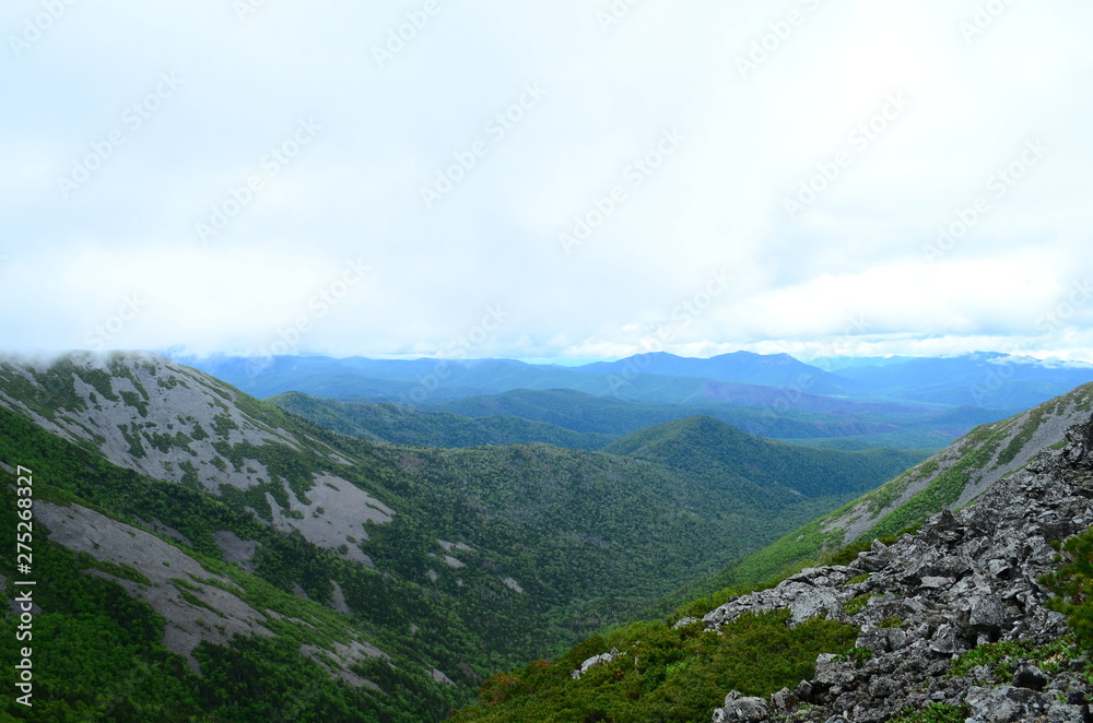 Fototapeta premium view of mountains