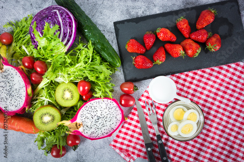 Greek Salad with Cucumeber, Kalamata Olives, Feta Cheese, Cherry