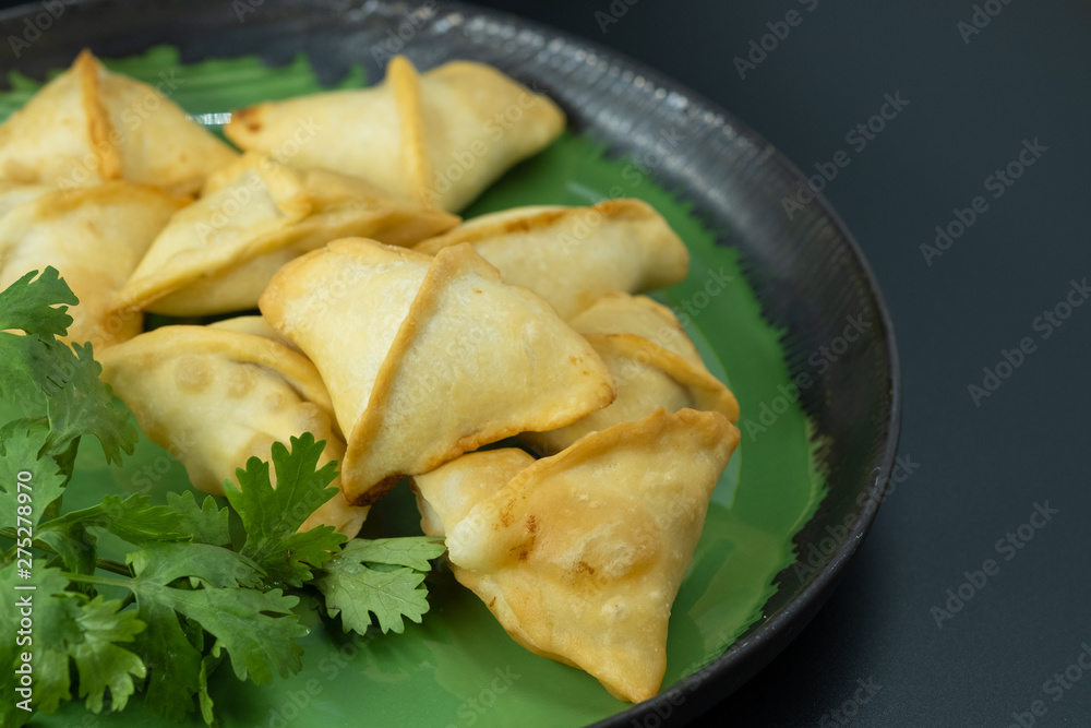 Close up Homemade Samosa. (Selective Focus) Close up Homemade Samosa. (Selective Focus)