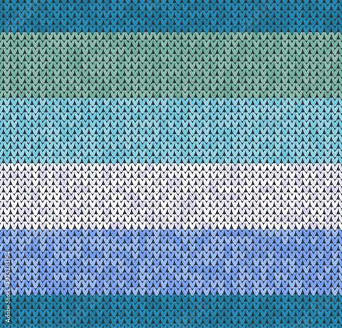 Knitting classic geometric pattern. Knitted realistic seamless background, texture. Vector seamless background for banner, site, greeting card, wallpaper. Vector Illustration.