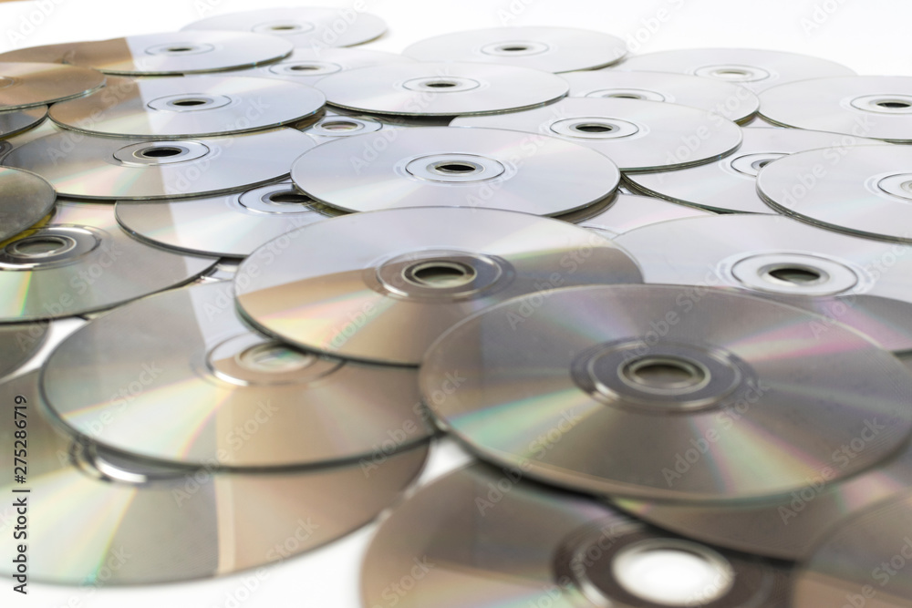 Background from the scattered compact discs of CD and DVD Background from the scattered compact discs of CD and DVD